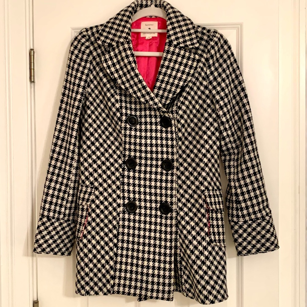 Forever 21 Houndstooth coat